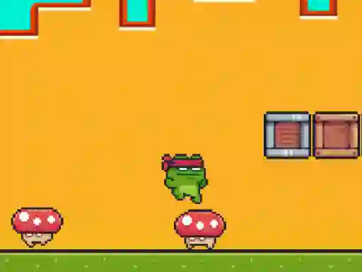 游戏Ninja Frog Adventure在线