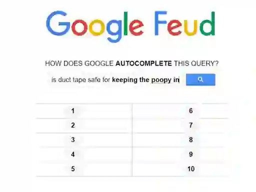 游戏Google Feud在线