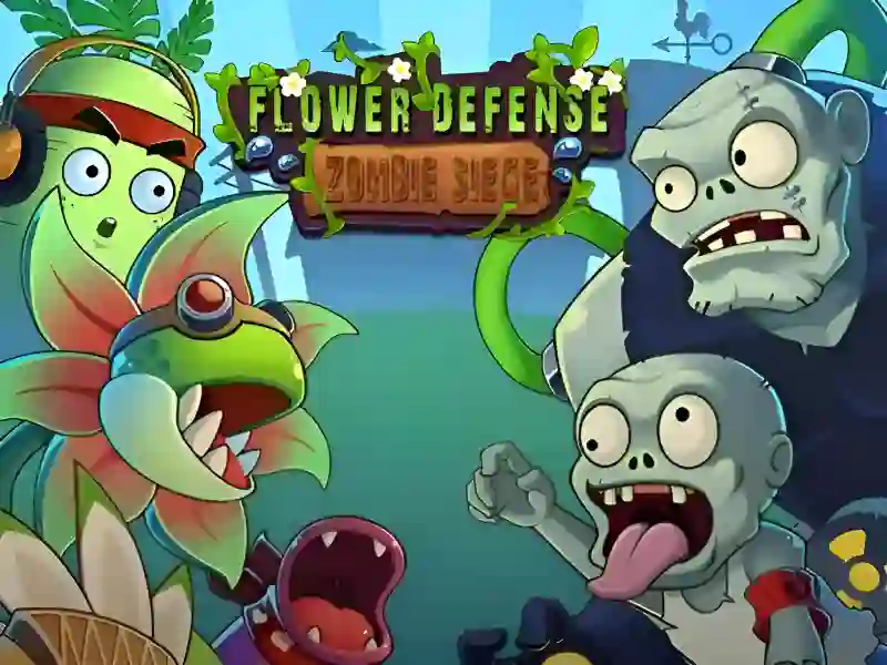 游戏Flower Defense Zombie Siege在线