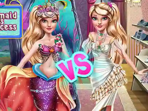 游戏Ellie Mermaid vs Princess在线