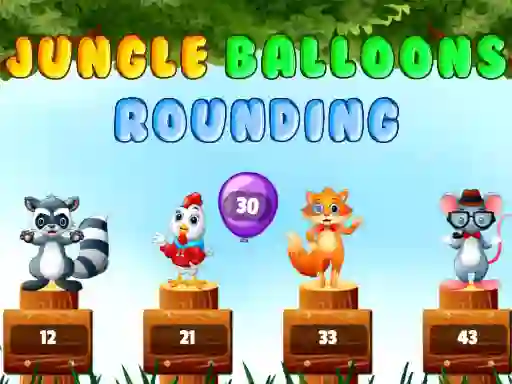 游戏Jungle balloons rounding在线
