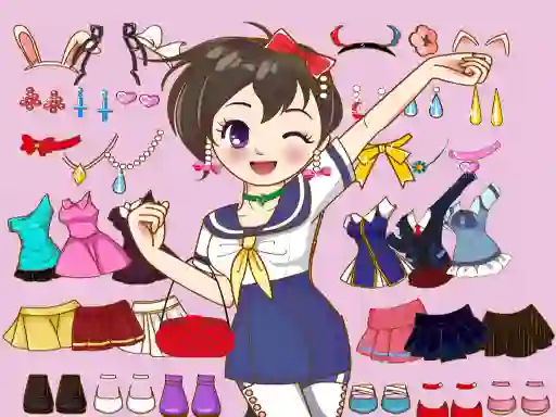 游戏Anime Dress Up Mania在线