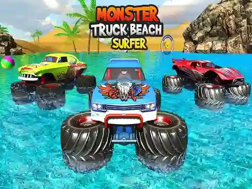 游戏Monster Truck Beach Surfing在线