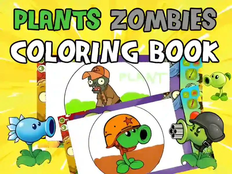 游戏Plants vs Zombies Coloring在线