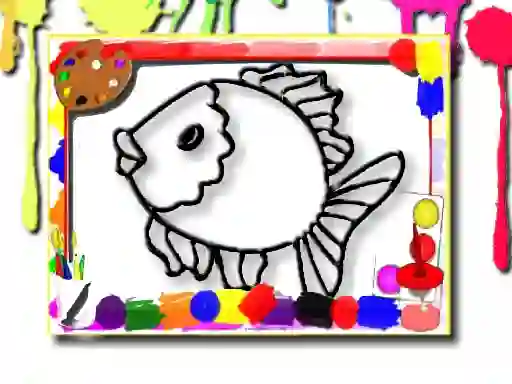 游戏Fish Coloring Book在线