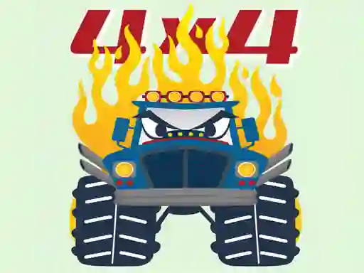 游戏Monster Trucks Coloring Pages在线