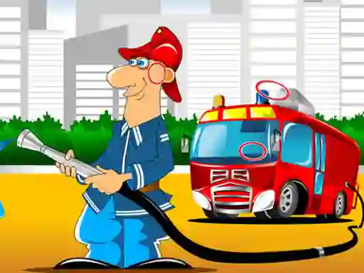 游戏Fire Trucks Differences在线
