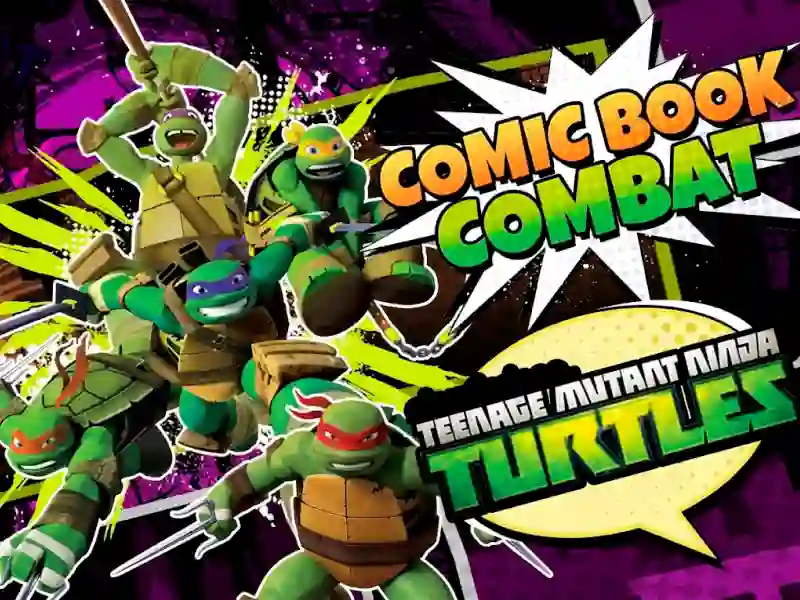 游戏Teenage Mutant Ninja Turtles Comic book Combat在线