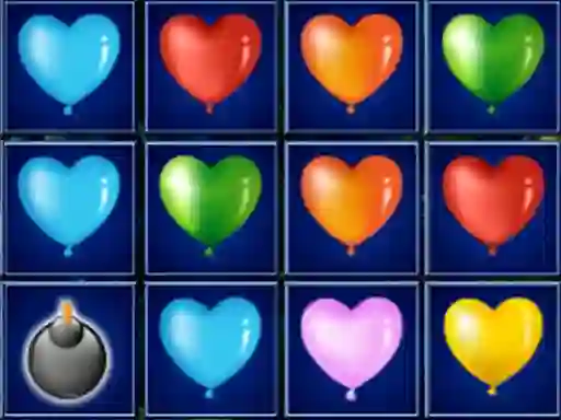游戏Heart Balloons Block Collapse在线