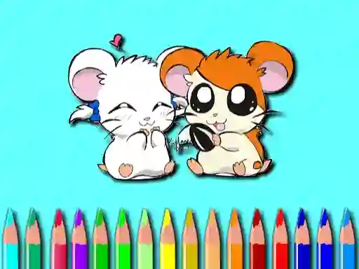 游戏Hamster Coloring Book在线