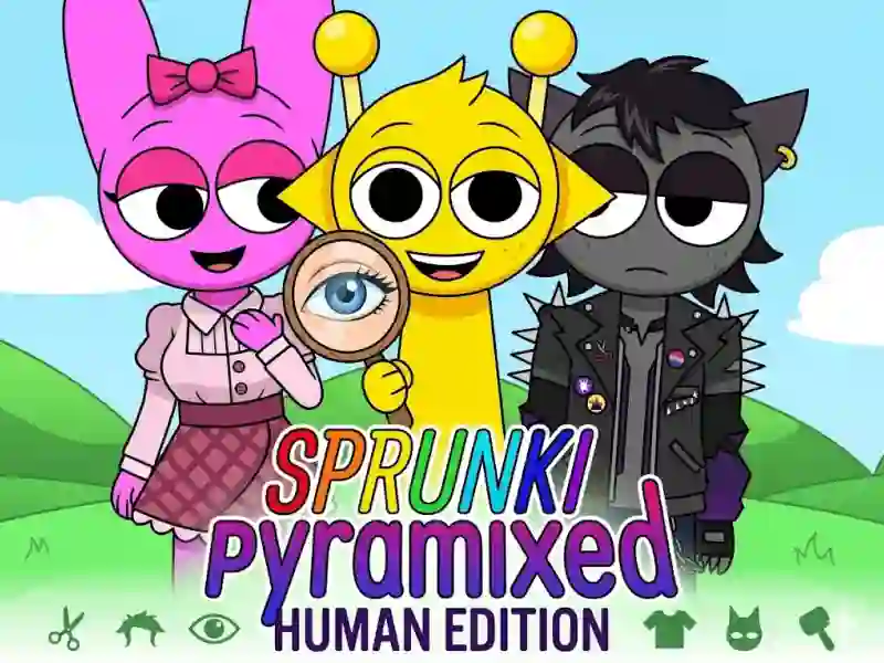 游戏Sprunki Pyramixed: Human Edition在线