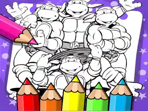 游戏Ninja Turtle Coloring Book在线