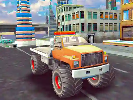 游戏Monster Truck Stunts Free Jeep Racing在线