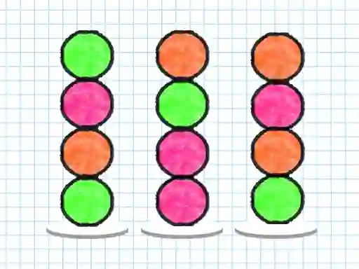 游戏Ball Sort Paper Note在线
