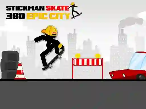 游戏Stickman Skate 360 Epic City在线
