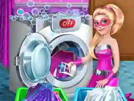 游戏Superdoll Washing Capes在线