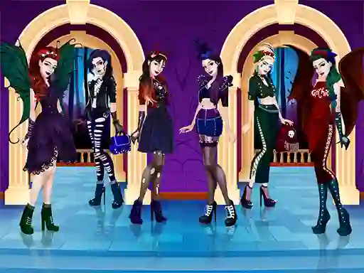 游戏Gothic Dress Up在线