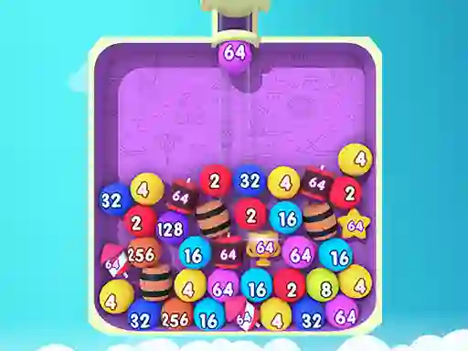 游戏Bubble Merge 2048在线