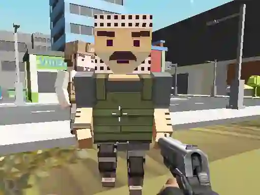 游戏Block Pixel Cop: Gun Craft In Robbers World在线