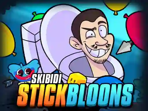游戏Skibidi Stick Bloons在线