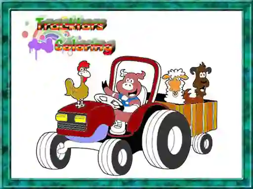 游戏Tractor Coloring Pages在线
