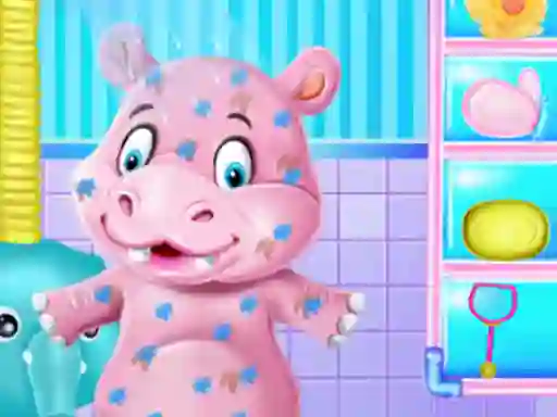 游戏Baby Hippo Bath Time在线