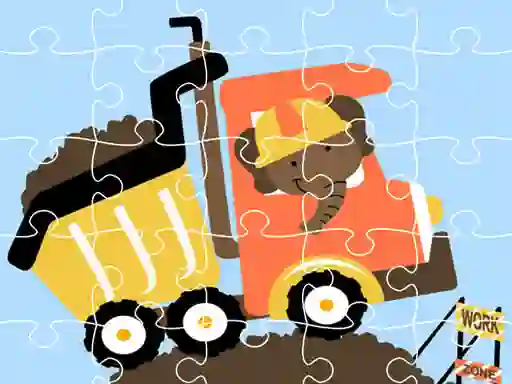 游戏Dumper Trucks Jigsaw在线