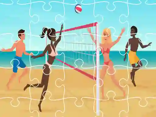 游戏Beach Volleyball Jigsaw在线