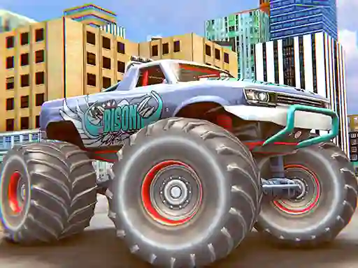 游戏Monster Truck Stunt Driving Simulation在线