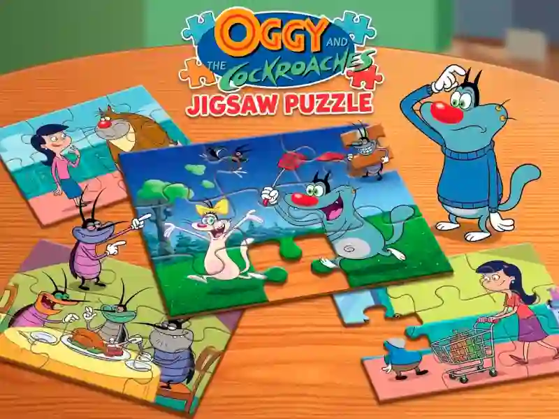 游戏Oggy and the Cockroaches Jigsaw Puzzle在线