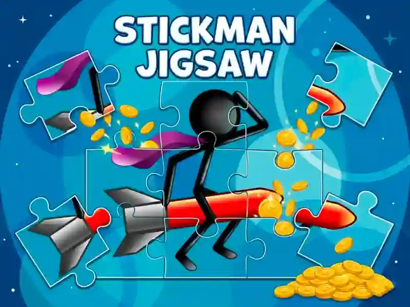 游戏Stickman Jigsaw在线