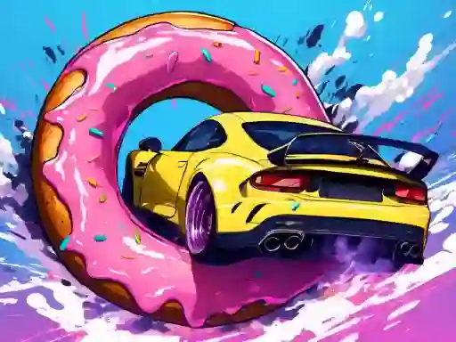 游戏Roof Car Stunt在线