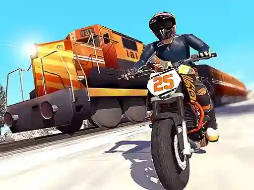 游戏Trail Bike vs Train Race在线
