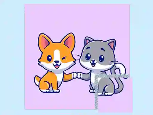 游戏Cats and Dogs Puzzle在线