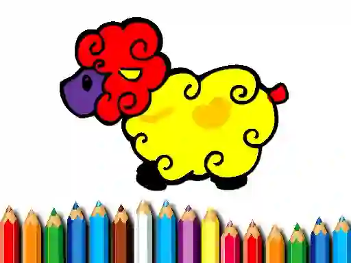 游戏Baby Sheep Coloring在线