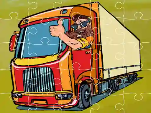 游戏Semi Trucks Jigsaw在线