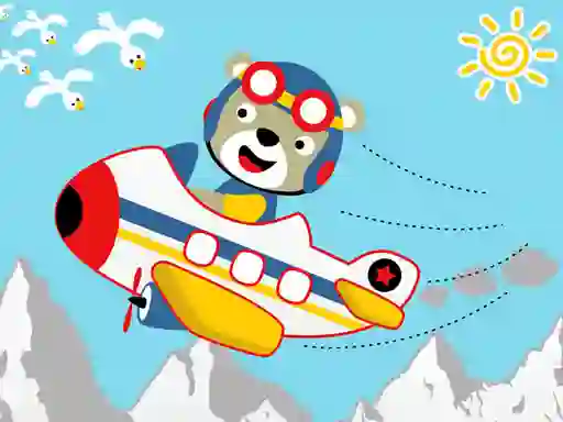 游戏Friendly Airplanes For Kids Coloring在线