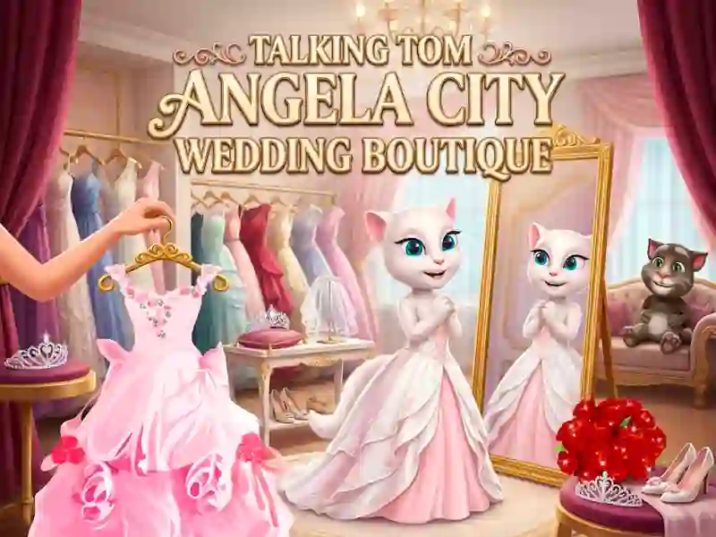 游戏Talking Tom Angela City Wedding Boutique在线