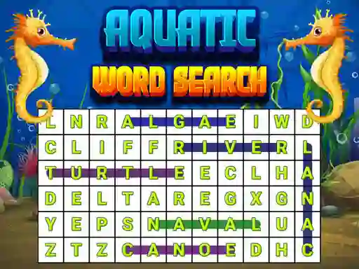 游戏Aquatic Word Search在线