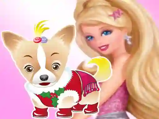 游戏Barbie's Dog Dressup在线