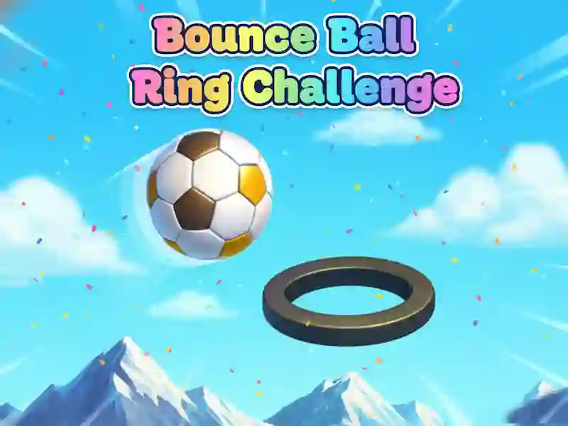 游戏Bounce Ball Ring Challenge在线
