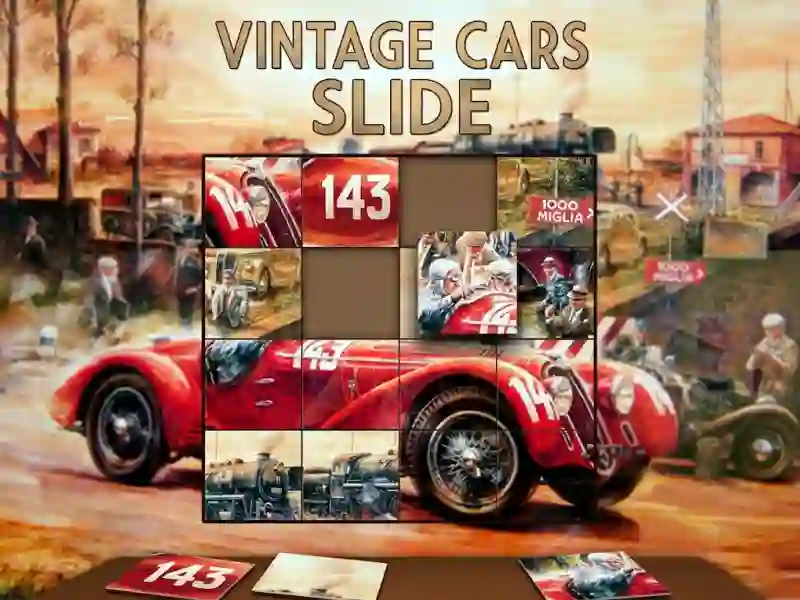 游戏Vintage Cars Slide在线