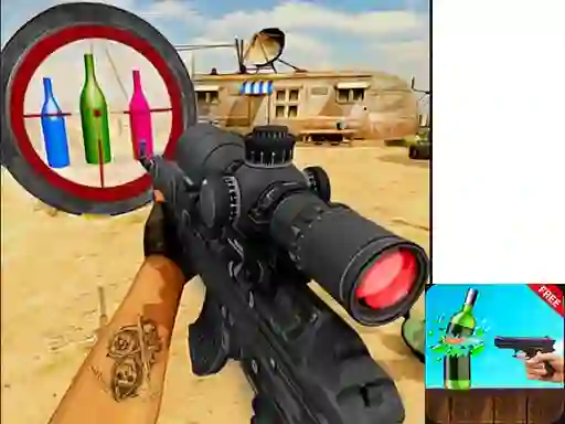 游戏Sniper Bottle Shooting在线
