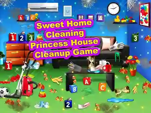 游戏Sweet Home Cleaning: Princess House Cleanup Game在线