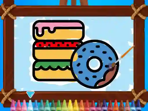 游戏Kids Coloring Bakery在线