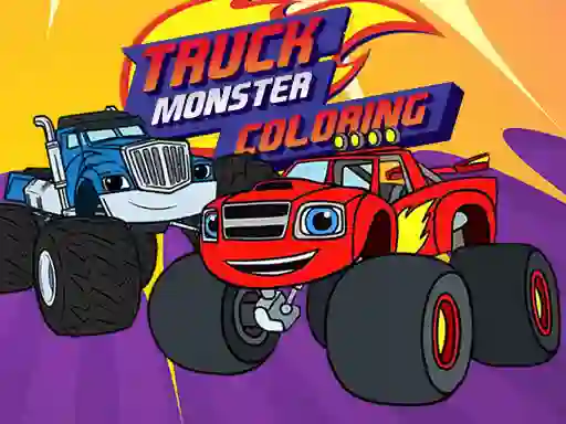 游戏Truck Monster Coloring在线