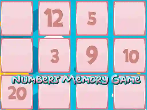 游戏Memory Game With Numbers在线