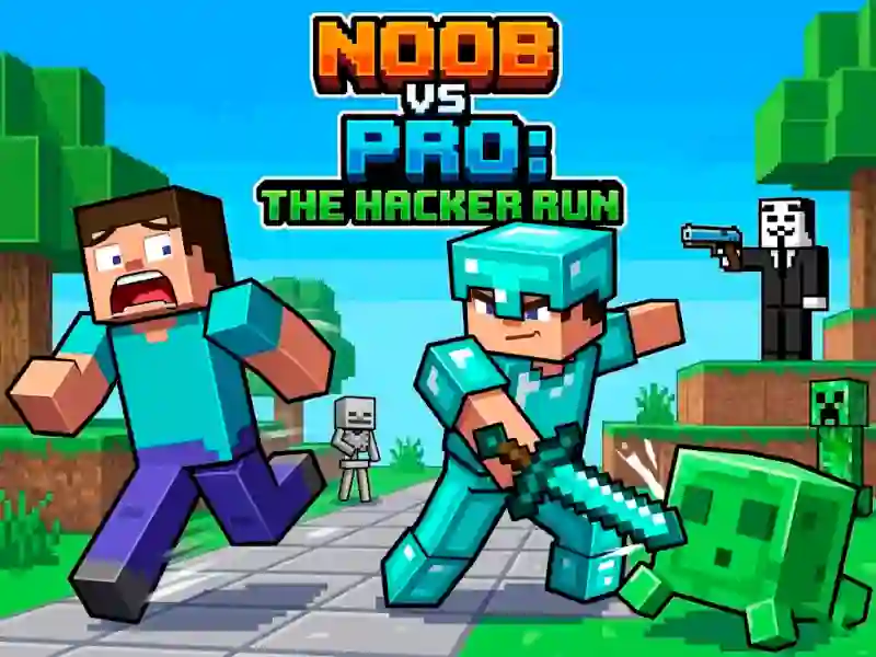 游戏Noob vs Pro Help Hacker danger Hacker在线