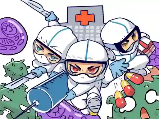 游戏Against Coronavirus Puzzle在线
