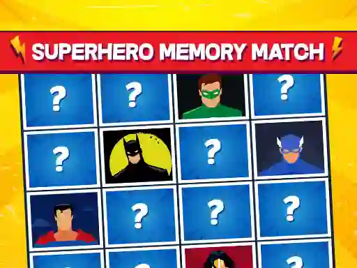 游戏Superhero Memory Match在线